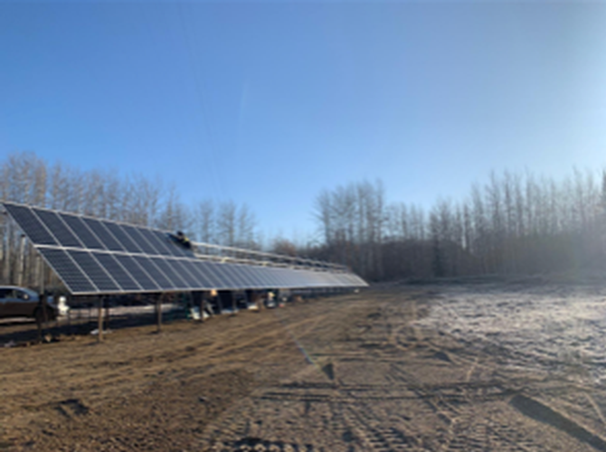 Solar Panels Installation Services by Certified Electricians at Delray Electric Ltd. in Morinville